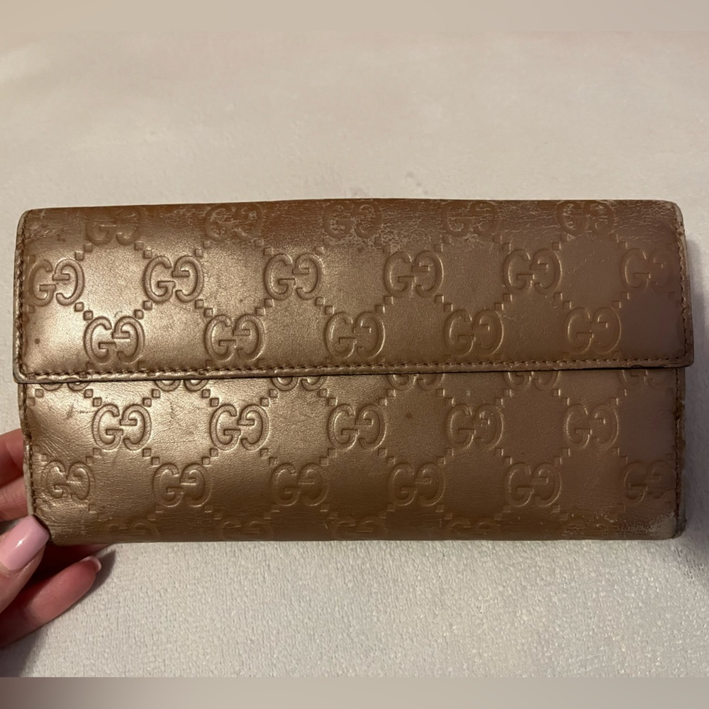 Gucci- GUCCISSIMA Continental Heart Wallet